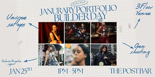 PRO PHOTOSHOOT FOR ALL : portfolio builder day