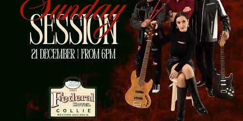 Sunday Session with Jackpot The Band @ Federal Hotel Collie