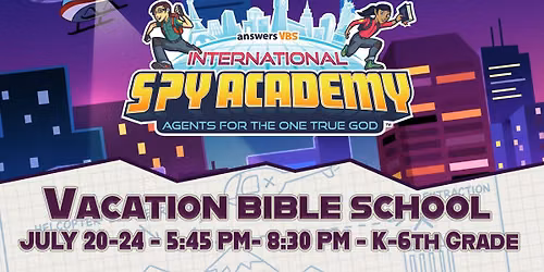 Vacation Bible School-International Spy Academy