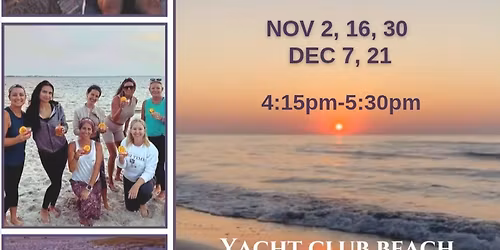 Sunset Sunday Beach Circle