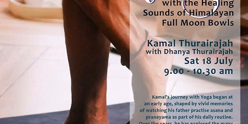 Embodied Yoga with the healing sounds of Himalayan Full Moon Bowls