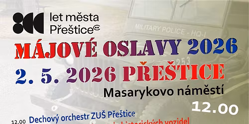 M\u00e1jov\u00e9 oslavy 2026
