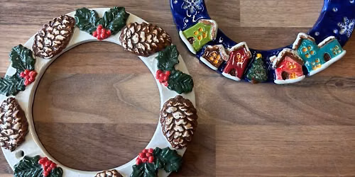 Christmas Wreath Clay Workshop