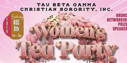 Women\u2019s Tea Party