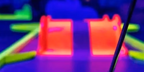 Halloween Black Light Mini Golf