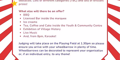 Welford Wheelbarrow Carnival