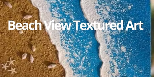 Beach View Textured Art