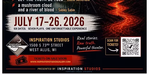 AUDITIONS! 2nd Annual One-Act Play Festival - Truth Be Told!