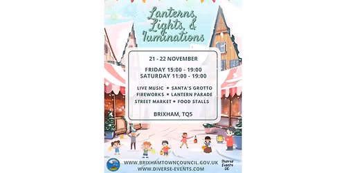 The school choir performing at the Lantern, Lights and Luminations Parade