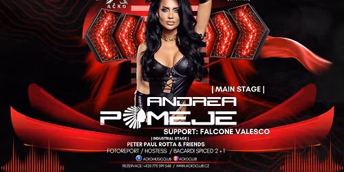 ANDREA POMEJE NIGHT\ud83d\ude08 \/ 2X STAGE \/ \ud83d\udccc14.11.2025 \/ \ud83d\udc49\u00c1\u010cKO MUSIC CLUB OSTRAVA