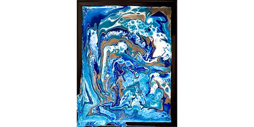 Framed Acrylic Pour - Paint and Sip in Tyler | Classpop!\u2122