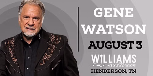 Gene Watson at Mansion Theatre For Performing Arts