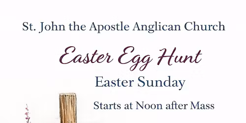 Easter Sunday egg hunt