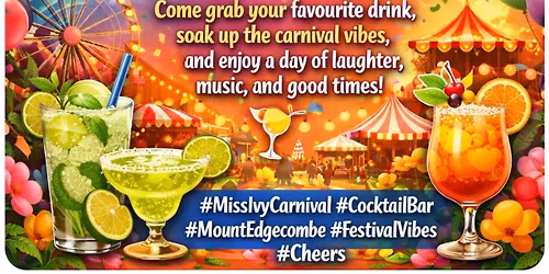 Cocktail Bar Miss Ivy carnival at Mount Edgecombe
