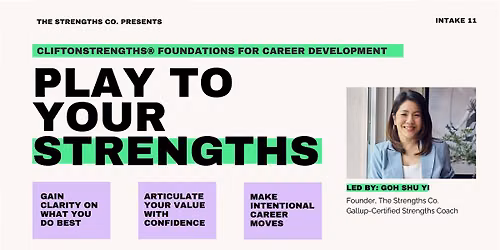 CliftonStrengths\u00ae Workshop: Play To Your Strengths for Work