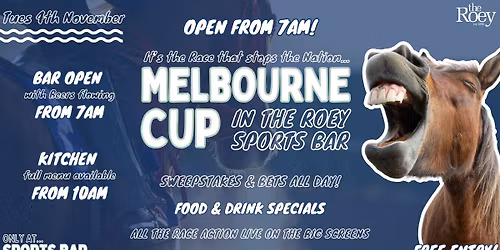 MELBOURNE CUP IN SPORTS BAR \ud83c\udfc6 open from 7AM!