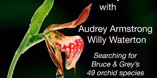 Audrey Armstrong and Willy Waterton:  Searching for Bruce Grey Wild Orchids