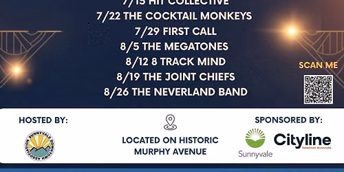 8 Track Mind Rocks Sunnyvale Downtown Music Series!