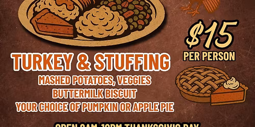 THANKSGIVING DINNER @ OTG