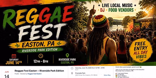 Reggae Fest Easton, PA 18042
