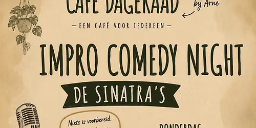 \ud83c\udfad IMPRO COMEDY NIGHT \u2013 DE SINATRA\u2019S