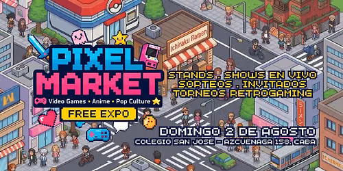 Pixel Market! Evento Coleccionismo & Cultura Pop! Entrada GRATIS!