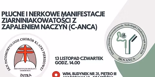 Spotkanie \u0142\u0105czone SKN ANCA x SKN Intra - GPA Ziarniniakowato\u015b\u0107 z zapaleniem naczy\u0144 (C-ANCA)