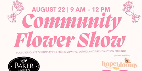 Community Flower Show 2026