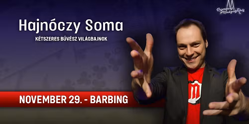 Hajn\u00f3czy Soma k\u00e9tszeres b\u0171v\u00e9sz vil\u00e1gbajnok \u00f6n\u00e1ll\u00f3 estje
