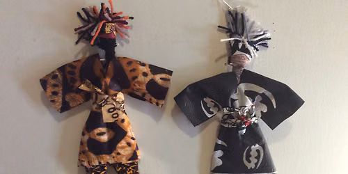 "Global Figures" Upcycled Character Sculptures