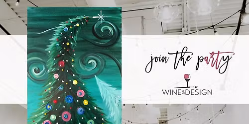 Whimsical Christmas Tree | Wine & Design