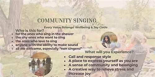 Community Singing With Vie