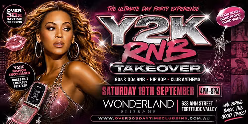 OVER 30s DAYTIME CLUBBING - BRISBANE - WONDERLAND
