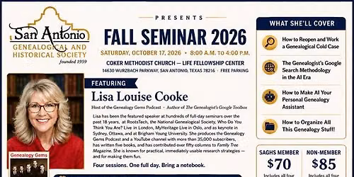 SAGHS 2026 Fall Seminar