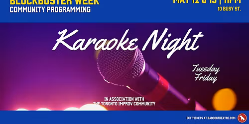 Karaoke Night | Blockbuster 2026
