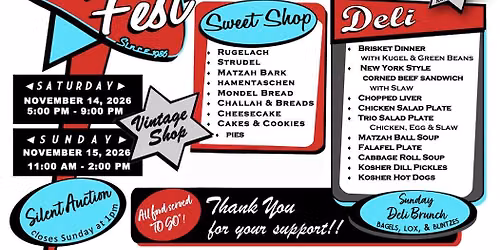 Corpus Christi Jewish Food Festival 2026 (2 Day Festival)