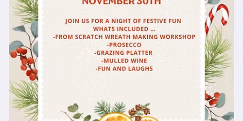 Festive wreath making 