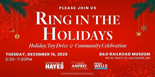 Ring in the Holidays presented by Senator Antonio Hayes