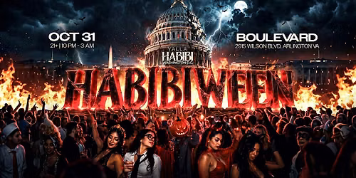 Yalla Habibi DC: HABIBIWEEN - Arabic Halloween Party @ BOULEVARD- Oct 31