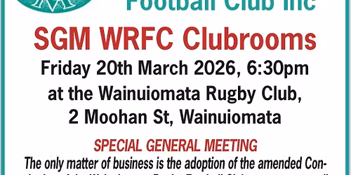 Special General Meeting 