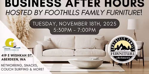 GGHI Business After Hours: Hosted by Foothills Family Furniture at Selmer's