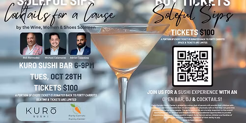 SOLEFUL SIPS: Cocktails for a Cause