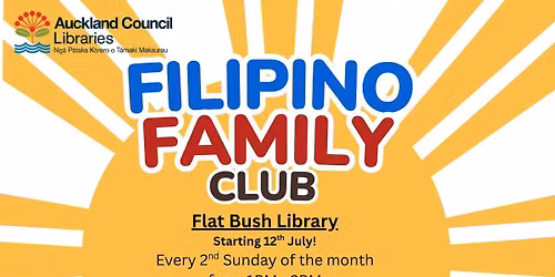Filipino Family Club at Flat Bush Library