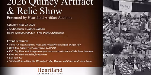 2026 Quincy Artifact & Relic Show