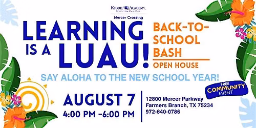 LEARNING IS A LUAU!