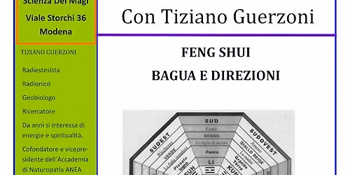Laboratorio sul Feng Shui con Tiziano Guerzoni