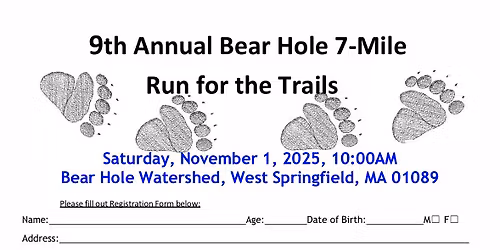 9th Annual Bear Hole 7-Mile Run for the Trails