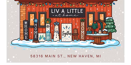 Shop Small Business Saturday at Liv a Little at Home • November 29th!