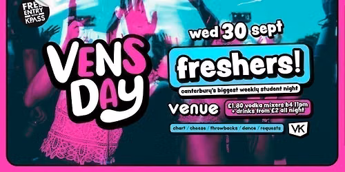 VENSDAY \ud83c\udf89 FRESHERS!