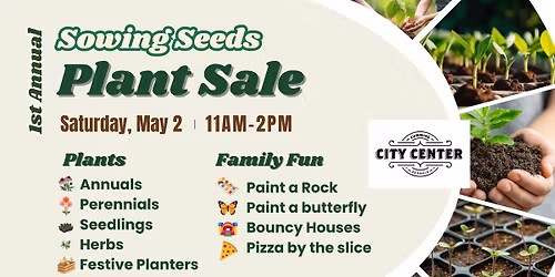 Sowing Seeds Plant Sale